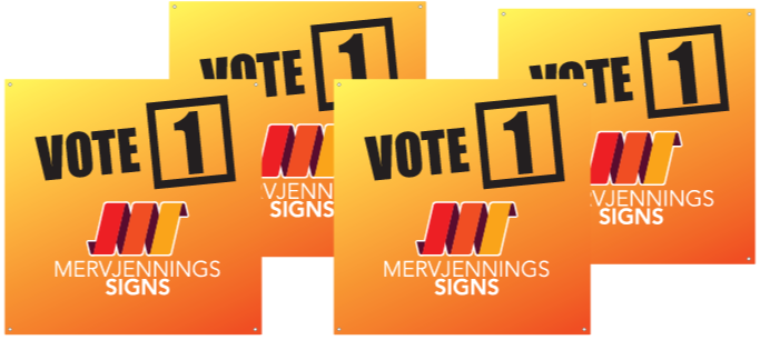 Campaign Corflutes - 1.2m x 1.2m (4pcs)