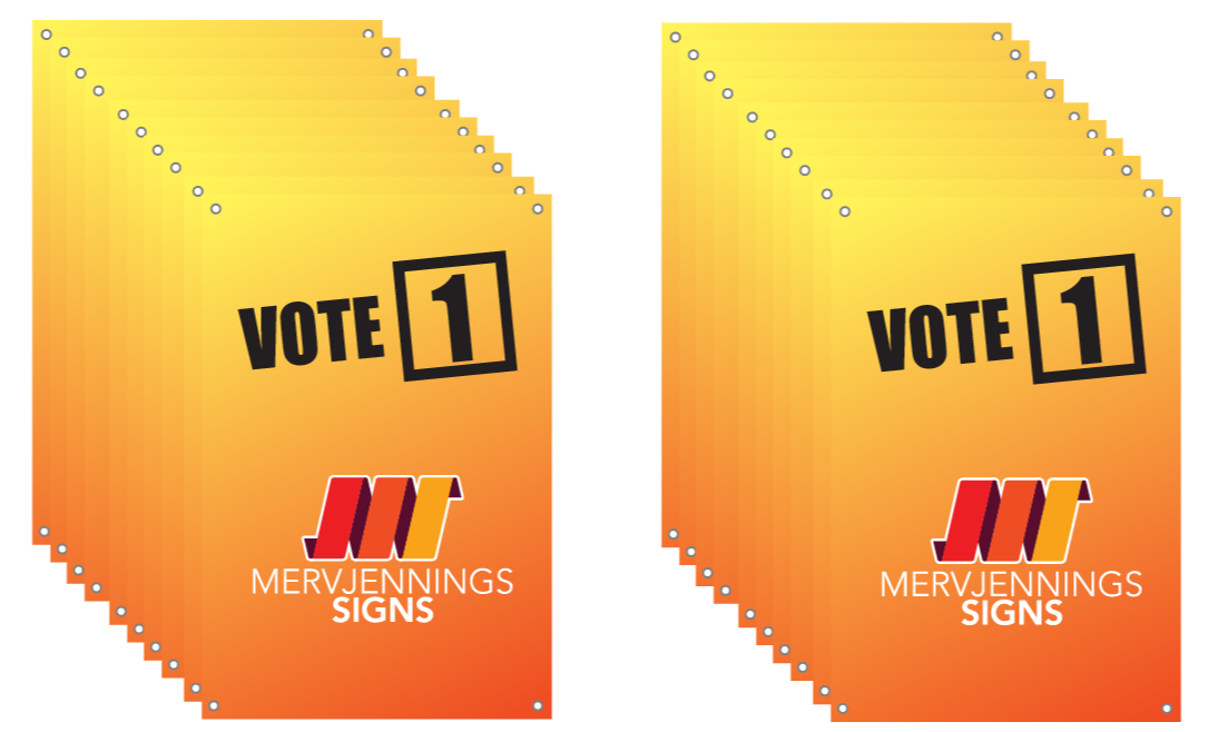Campaign Corflutes - 600mm x 900mm (20pcs)